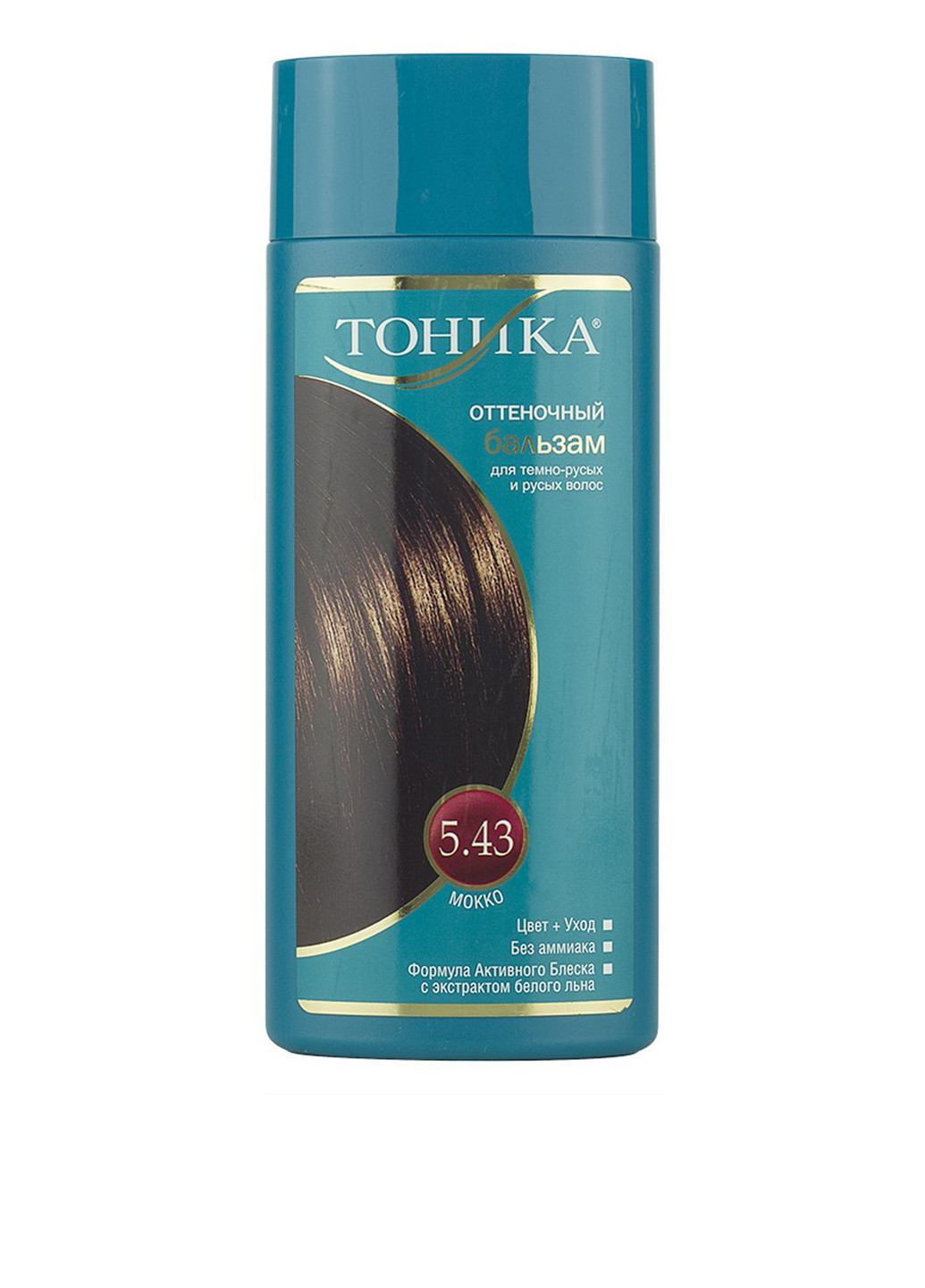 Бальзам відтінку для повністю сивого волосся 5.43 (Мокко), 150 мл Тоника (75100856)