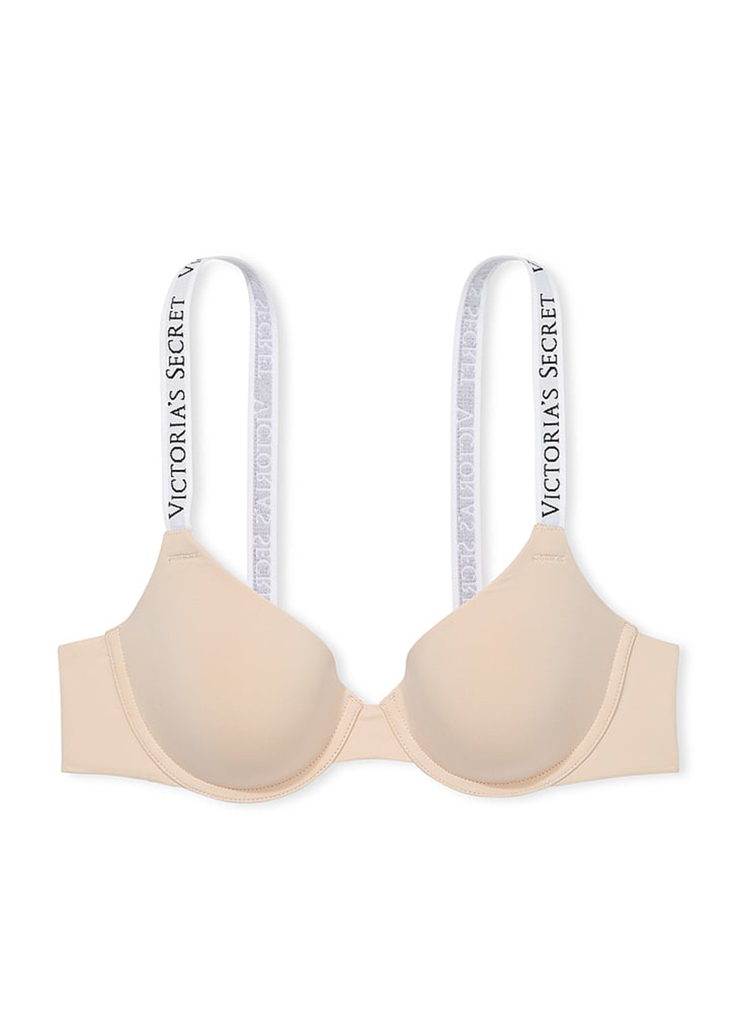 Бежевый демисезонный комплект (бюстгалтер, трусики) Victoria's Secret