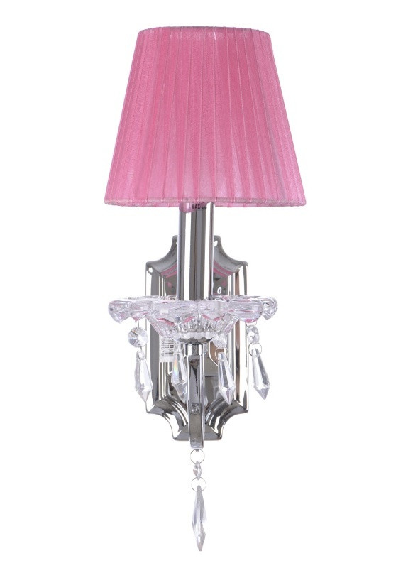 Бра настенное накладное хрустальное с абажуром классическое BCL-070W/1 Brille (253894425)