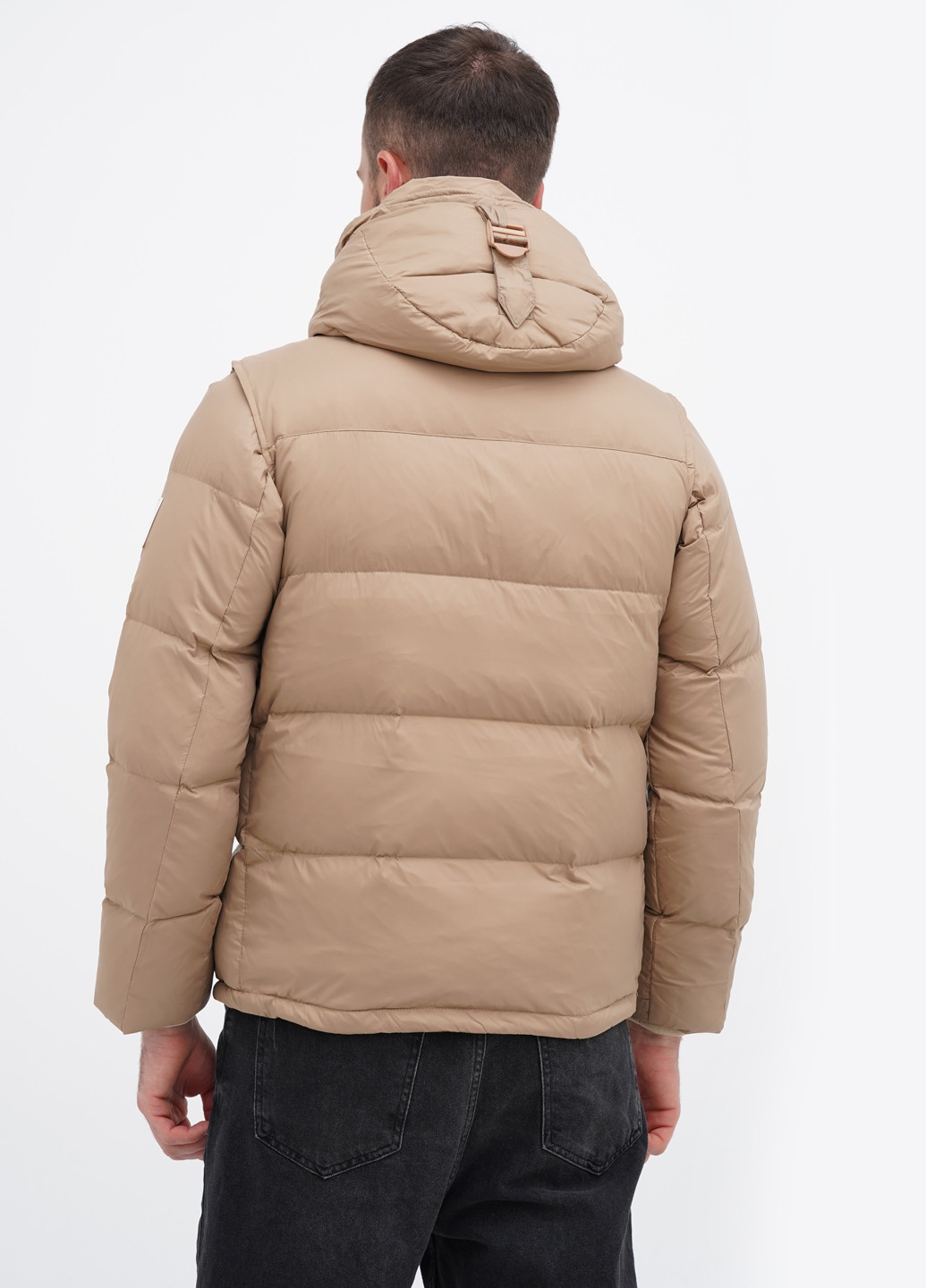 Бежевый зимний Пуховик Burberry