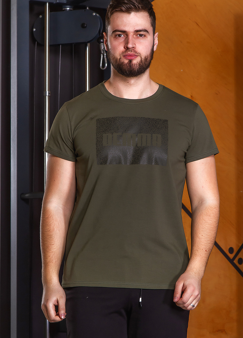 Хаки (оливковая) летняя футболка Demma