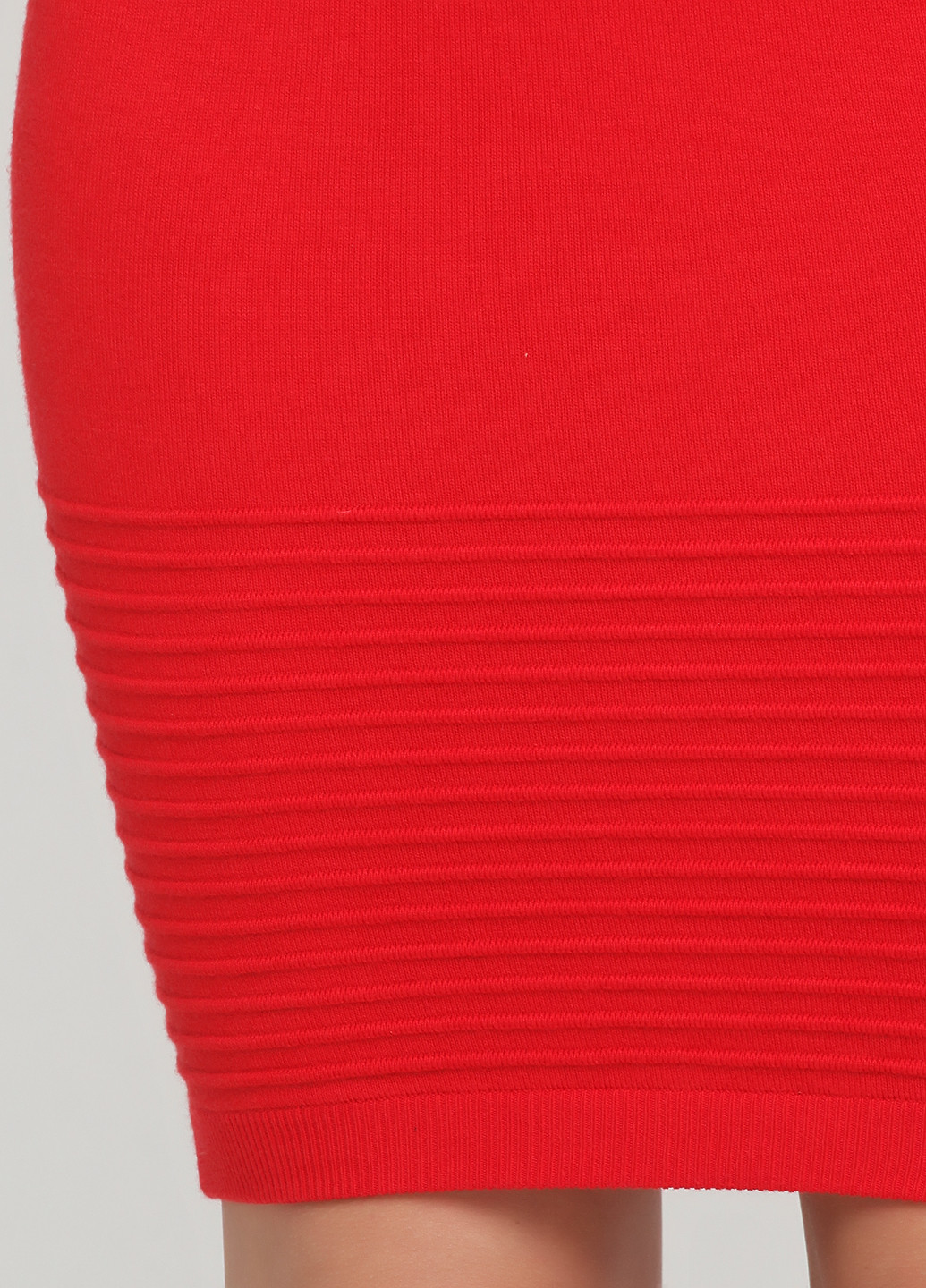 Красная кэжуал однотонная юбка Eleven Paris карандаш