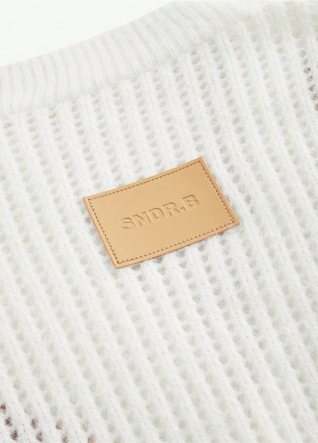 Молочный демисезонный кардиган SHEIN