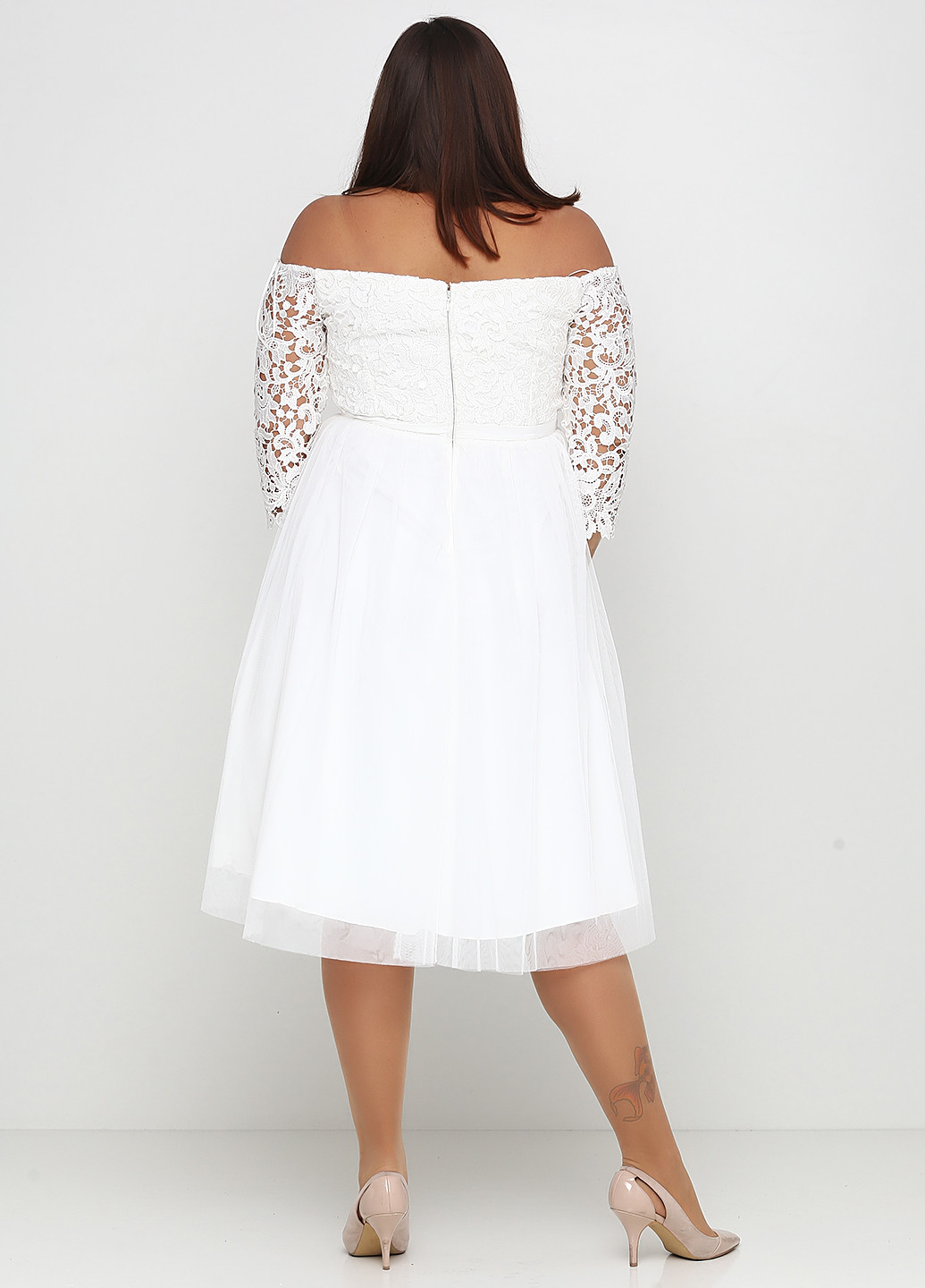 Белое коктейльное платье Dorothy Perkins