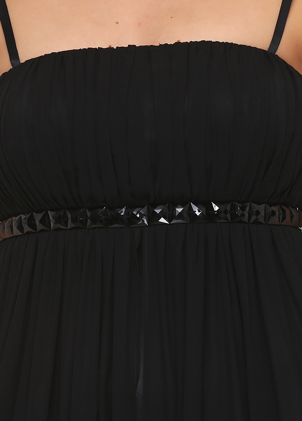 Черное вечернее платье Apart однотонное