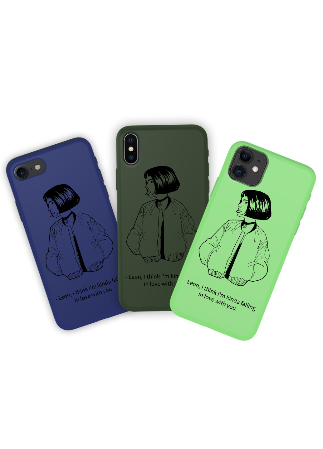 Чохол силіконовий Apple Iphone 7 plus Леон кілер (Leon) (17364-1452) MobiPrint (219778260)