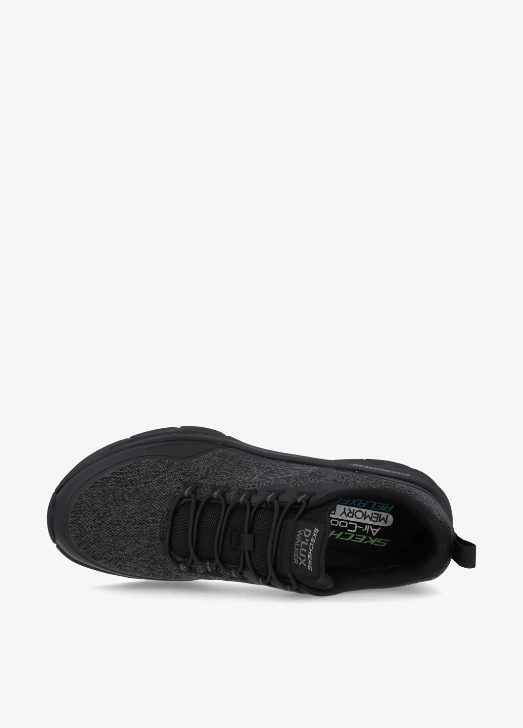 Темно-сірі кросівки демісезон Skechers RELAXED FIT: D'LUX WALKER 2.0 - STEADYWAY
