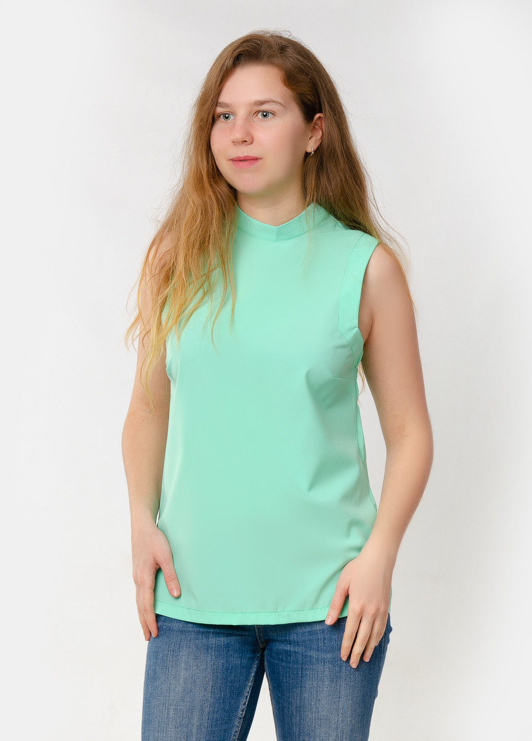 Світло-зелена літня блуза LibeAmore