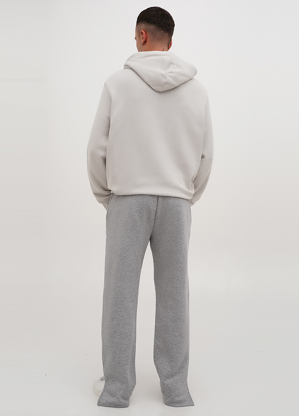 Серые спортивные, кэжуал демисезонные прямые брюки Boohoo