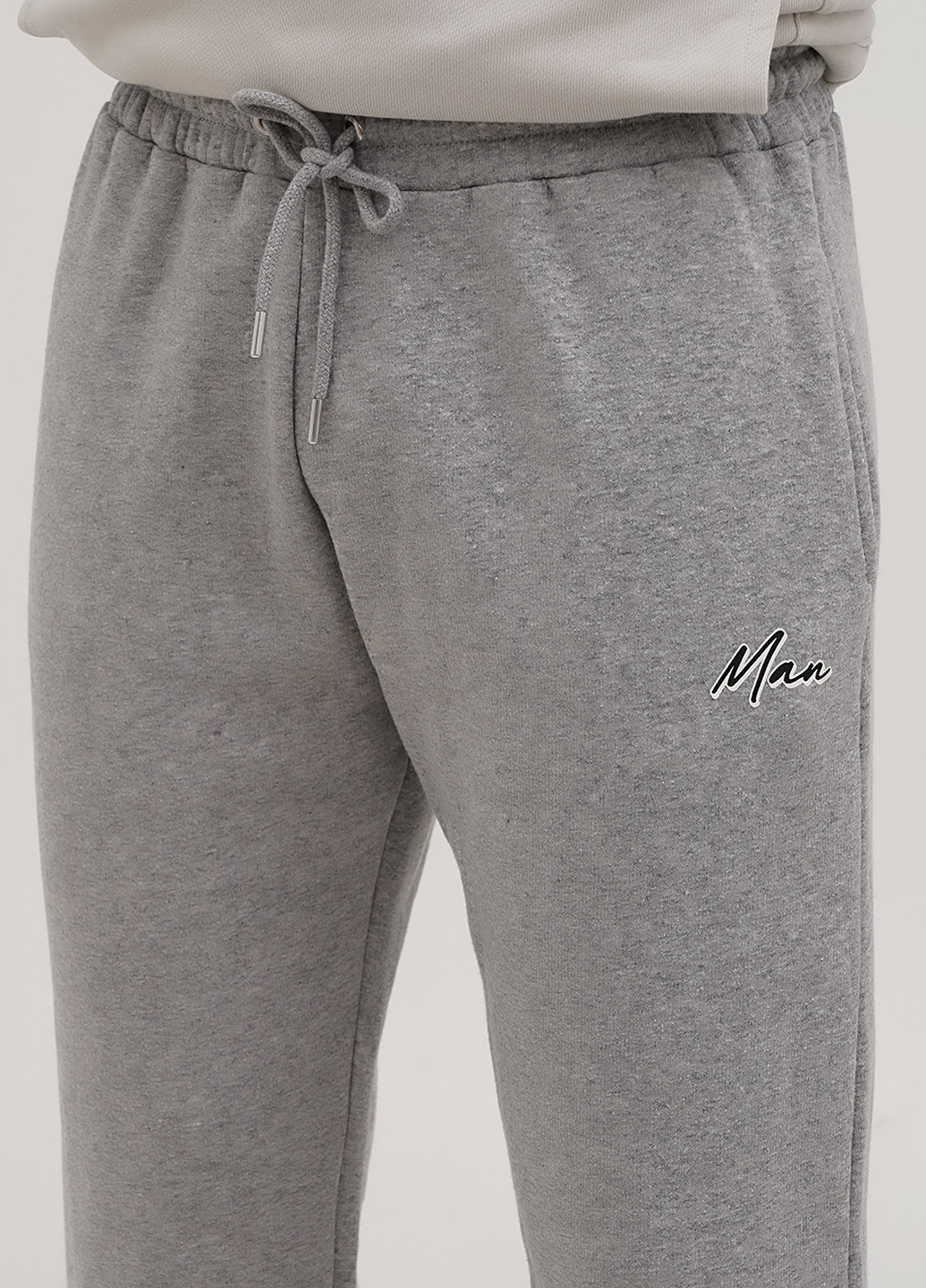 Серые спортивные, кэжуал демисезонные прямые брюки Boohoo