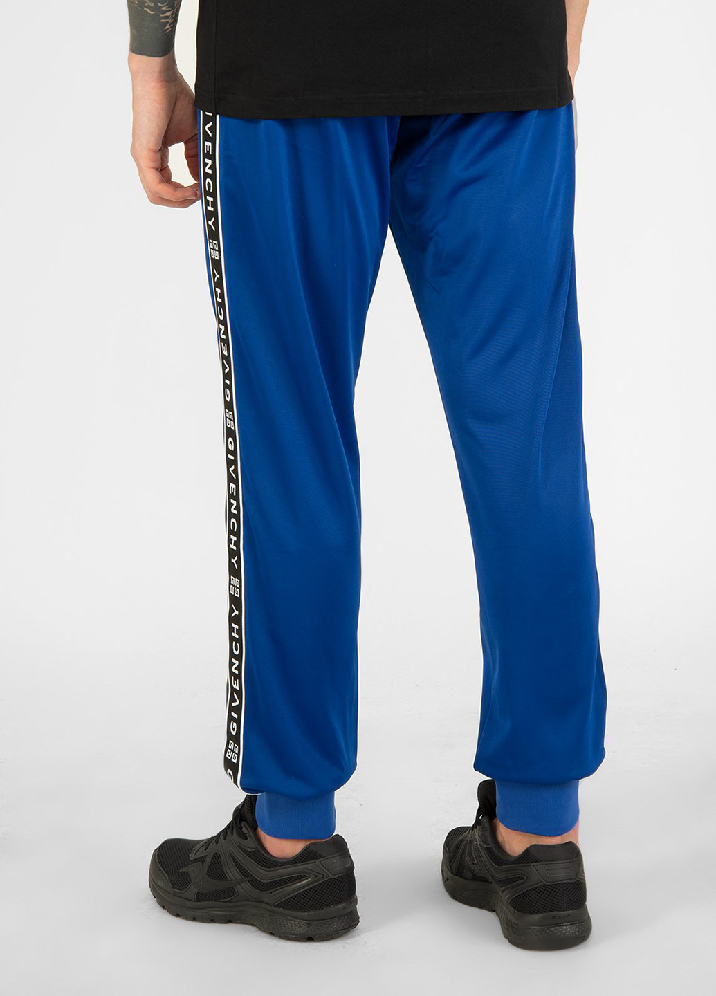 Синие спортивные демисезонные брюки Givenchy