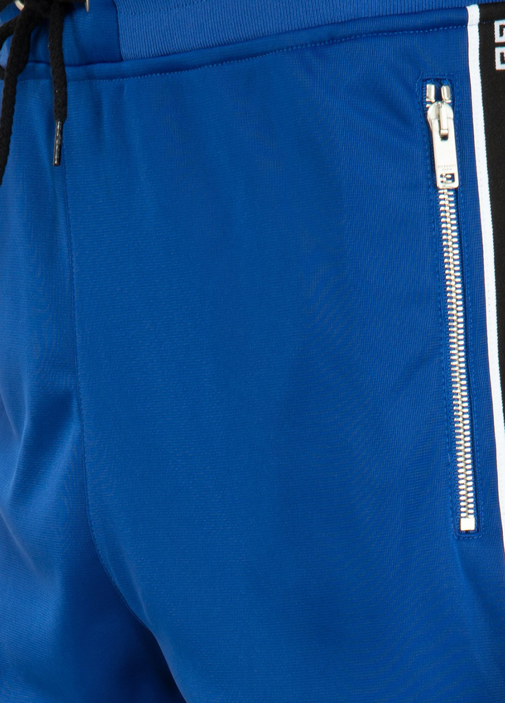 Синие спортивные демисезонные брюки Givenchy