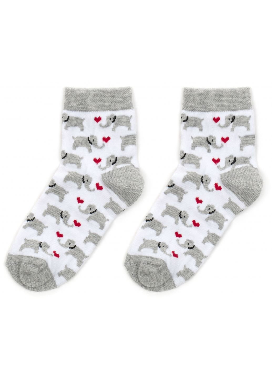 Шкарпетки зі слониками (M0C0101-2116-1B-white) UCS SOCKS (251770679)