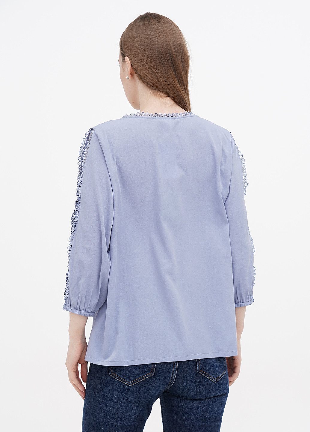 Світло-блакитна блузка Minus