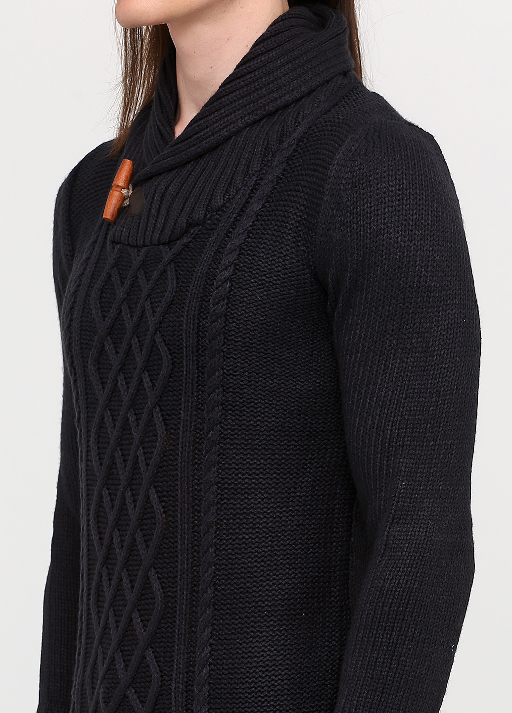 Черный зимний свитер Celio
