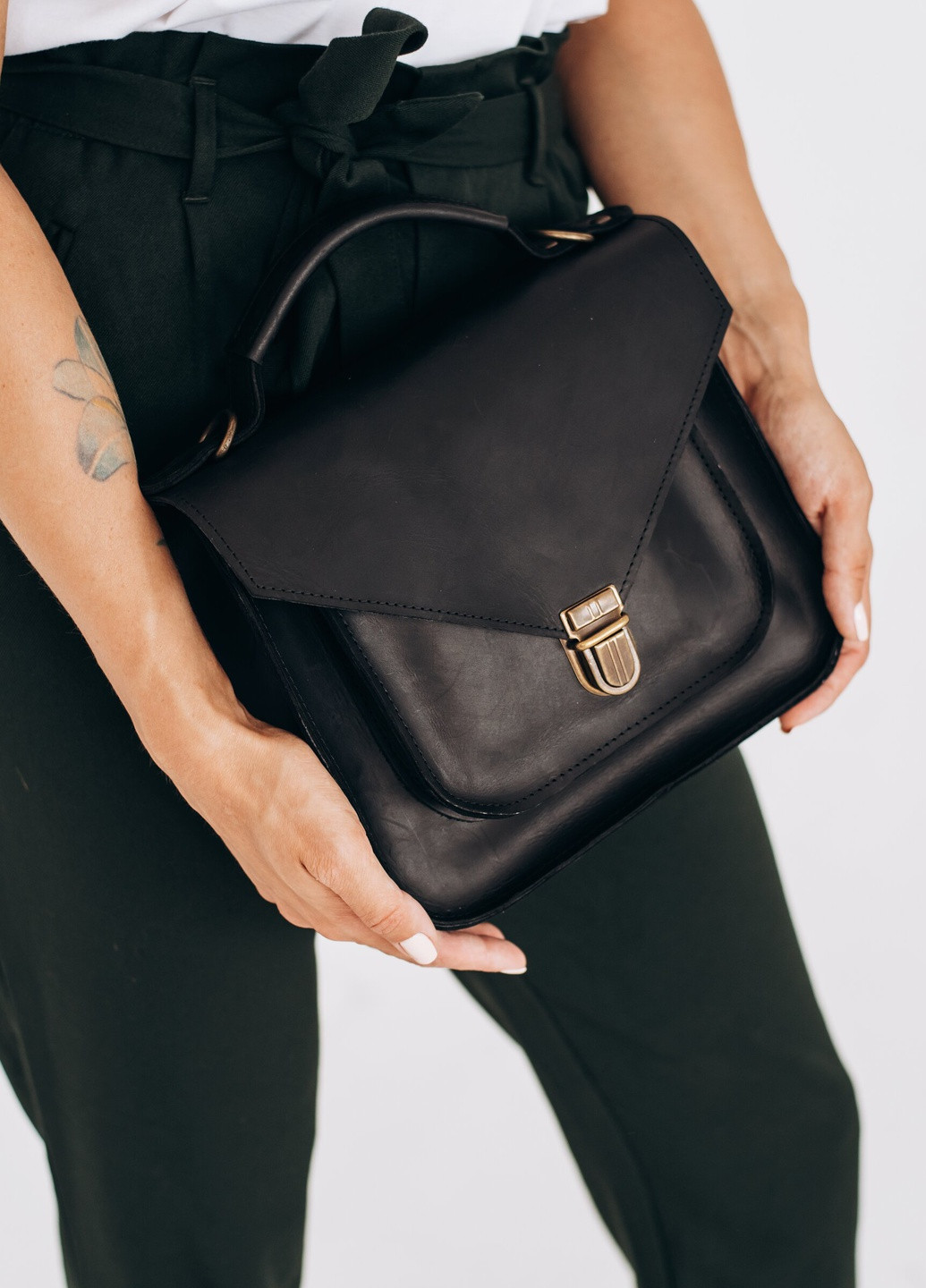 Жіноча ділова сумка ручної роботи з вінтажної натуральної шкіри бордового кольору Boorbon (253342384)
