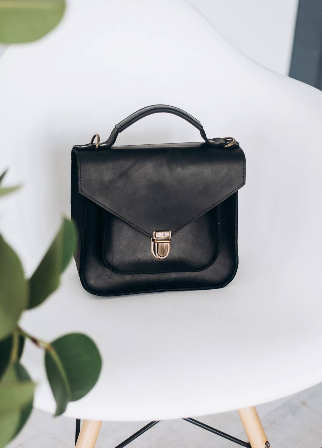 Женская деловая сумка ручной работы из винтажной натуральной кожи бордового цвета Boorbon (253342384)