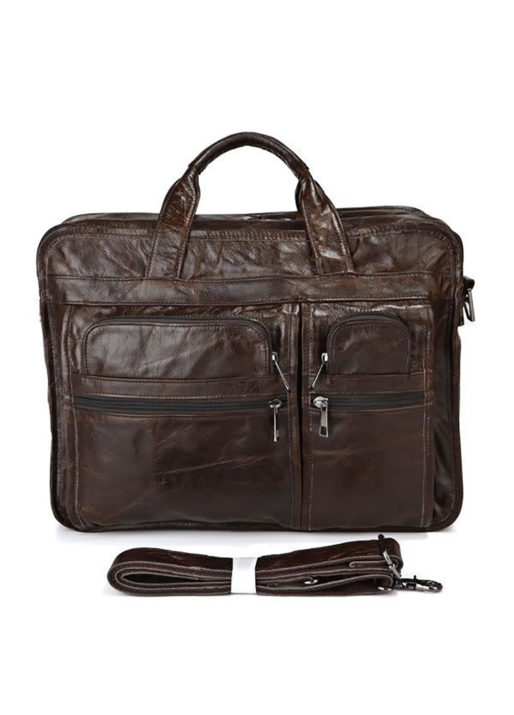 Мужская кожаная сумка 39,5х30,5х15,5 см Vintage (229459363)