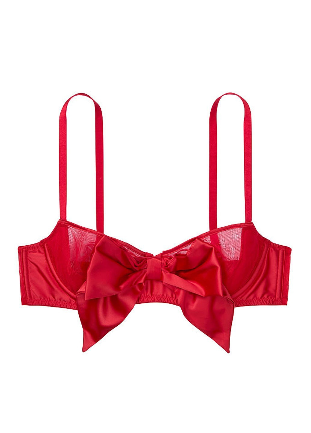 Красный демисезонный комплект (бюстгальтер, трусики) Victoria's Secret