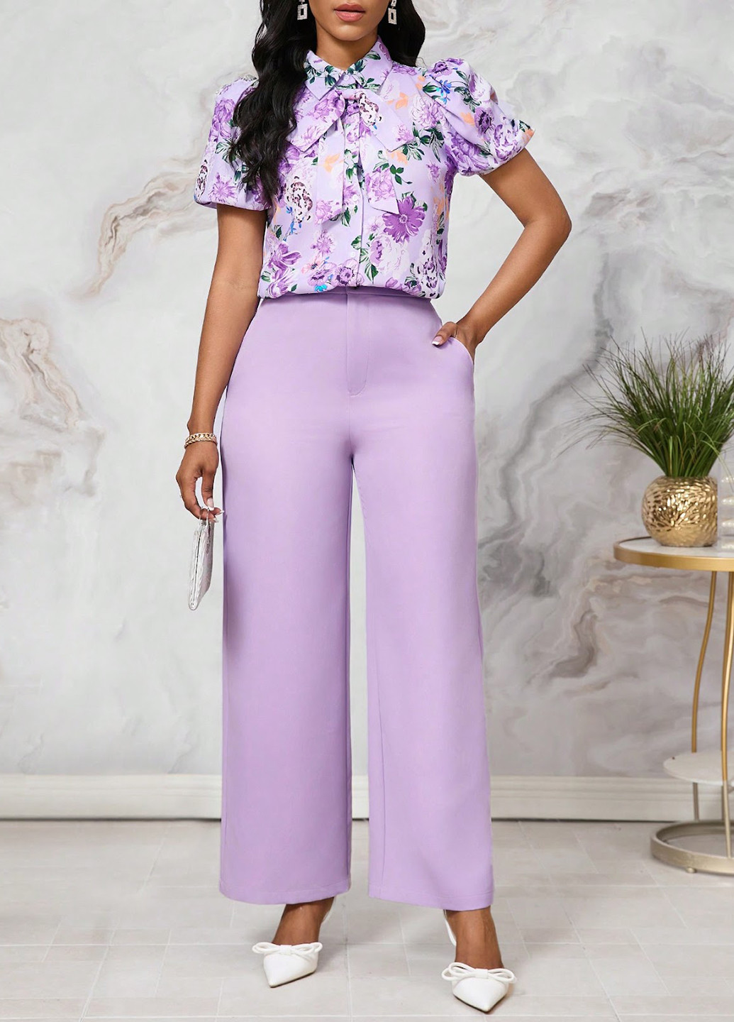 Костюм (блуза, брюки) SHEIN (323465131)