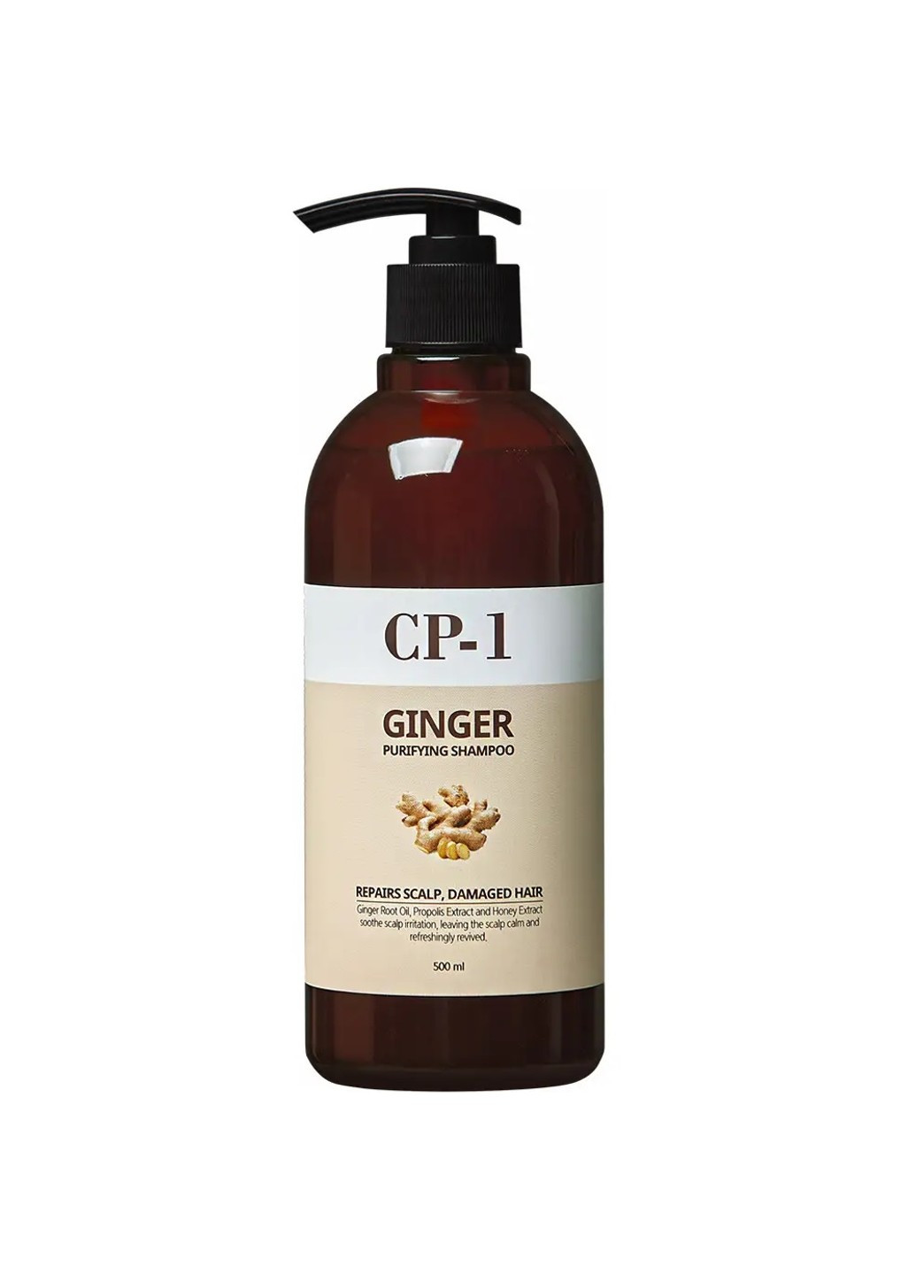 Очищающий шампунь для волос с имбирем Ginger Purifying Shampoo CP-1 500 мл Esthetic House (254607547)