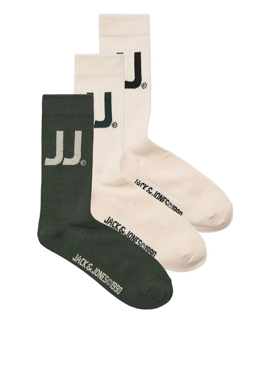 Комбіновані шкарпетки Jack & Jones написи (363048494)