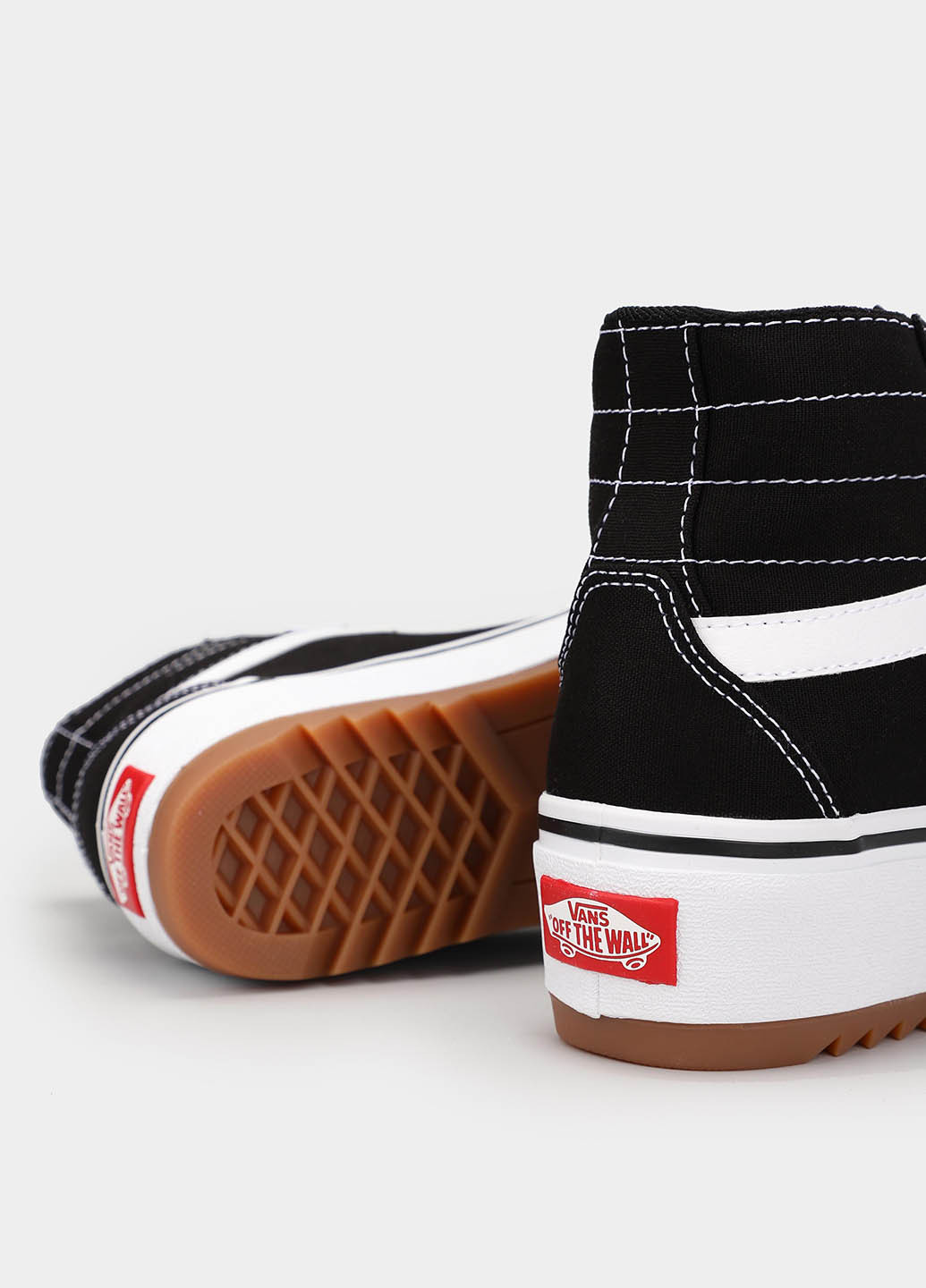 Черно-белые кеды Vans