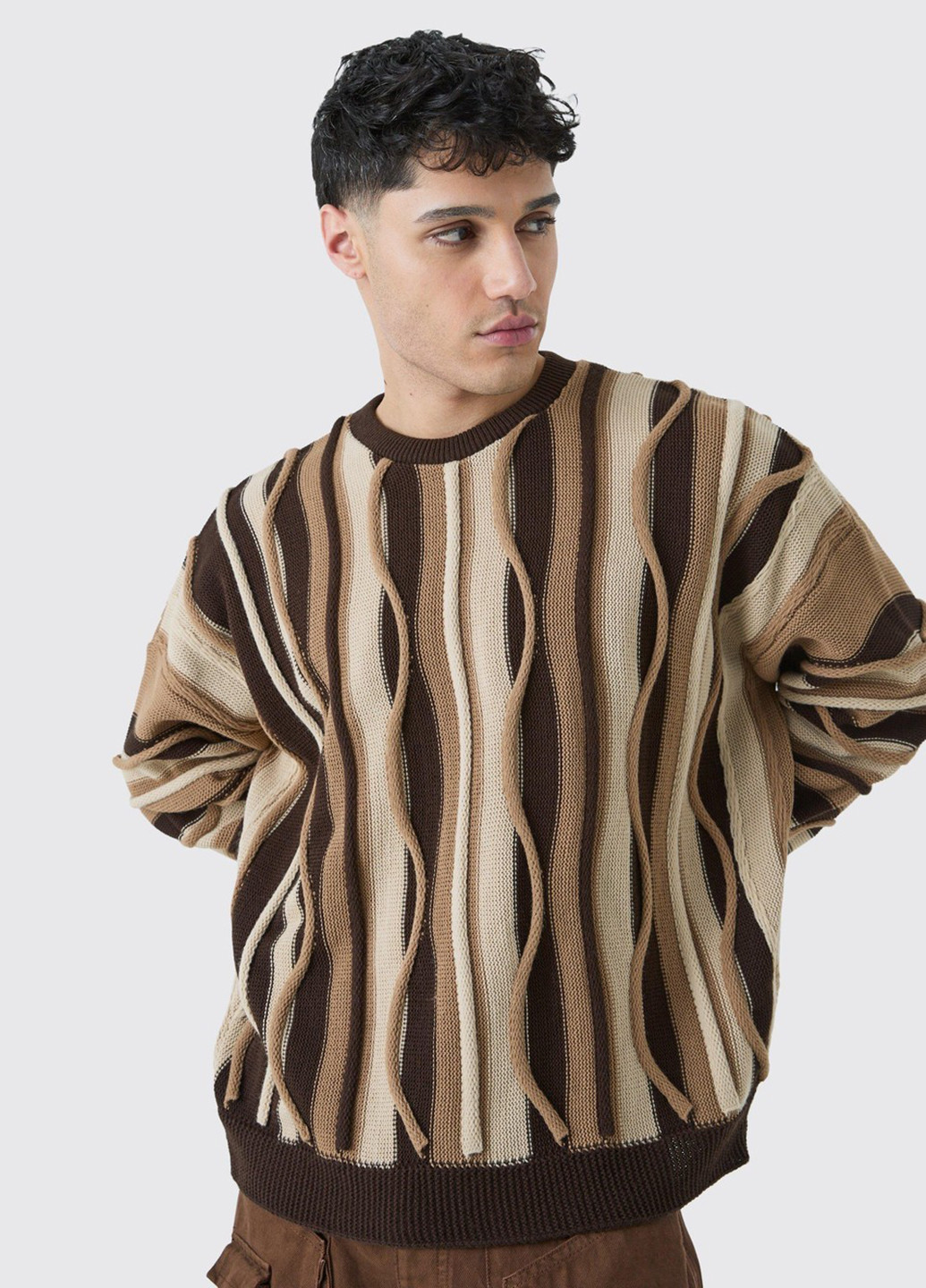 Коричневий демісезонний джемпер джемпер Boohoo