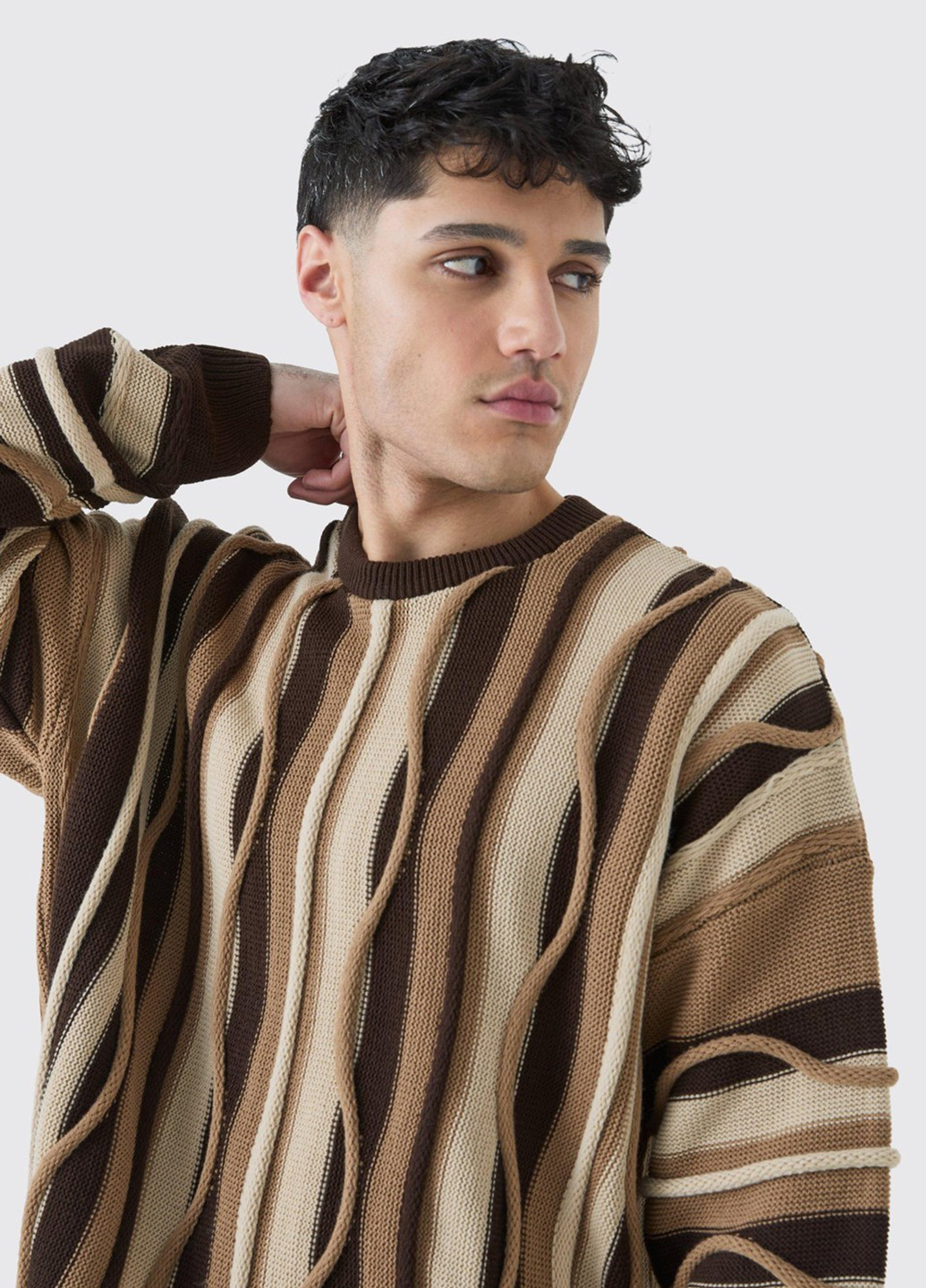 Коричневий демісезонний джемпер джемпер Boohoo