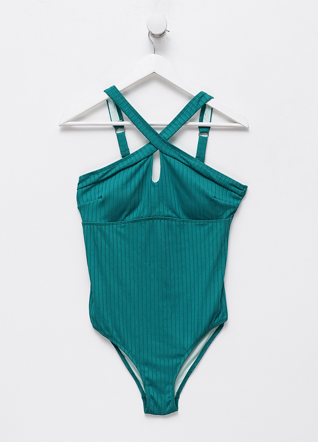 Зелений літній купальник суцільний CUPSHE