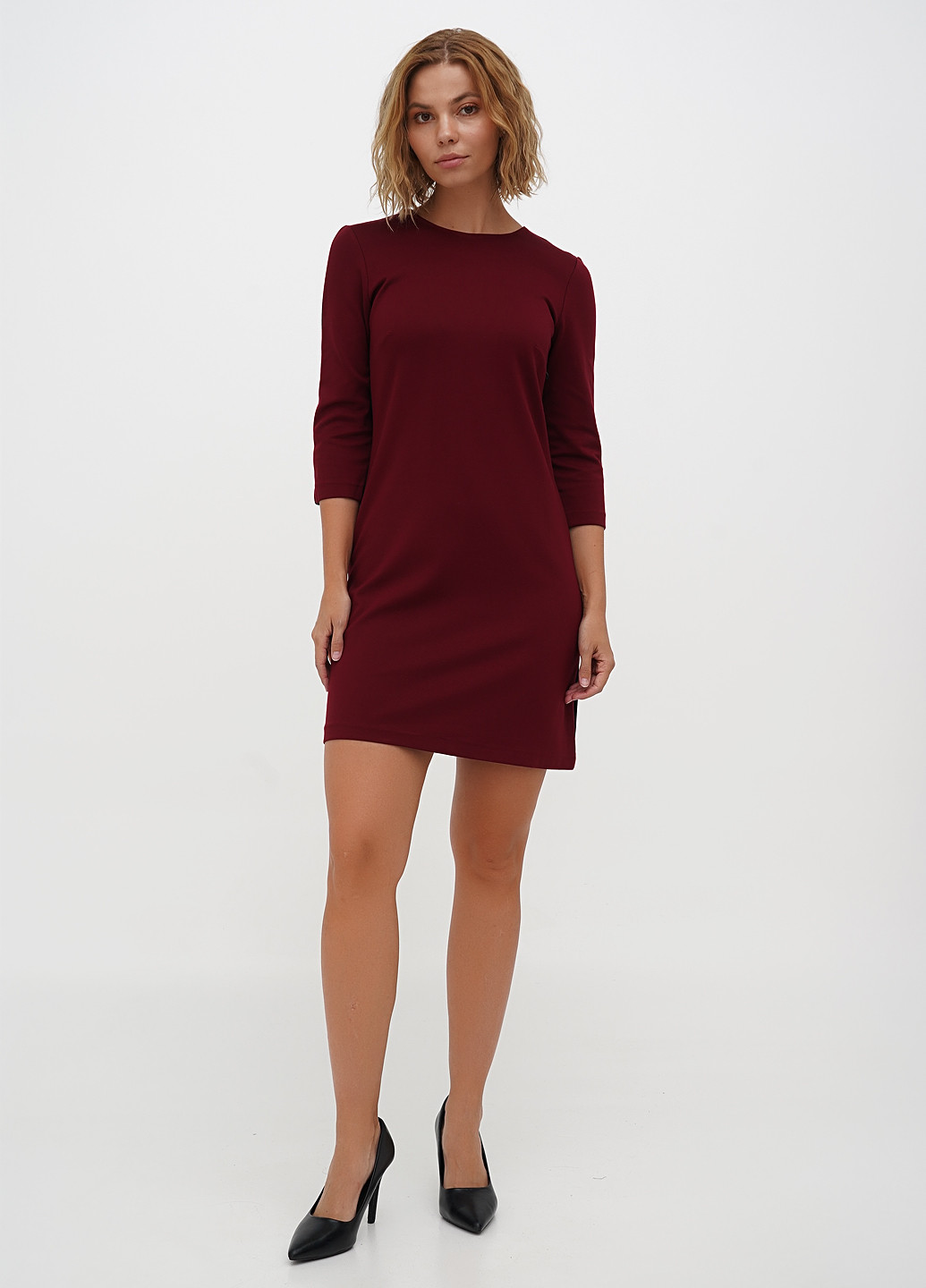 Комбинированное кэжуал платье Sassofono колор блок