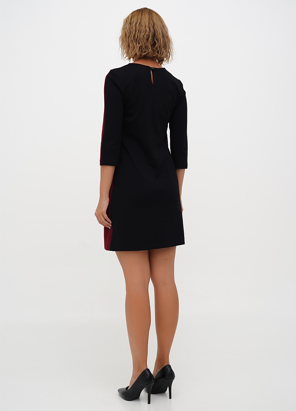 Комбинированное кэжуал платье Sassofono колор блок