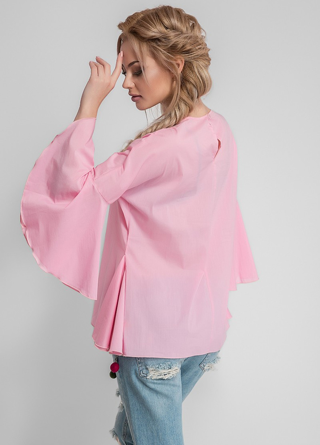 Рожева літня блуза Modna Anka