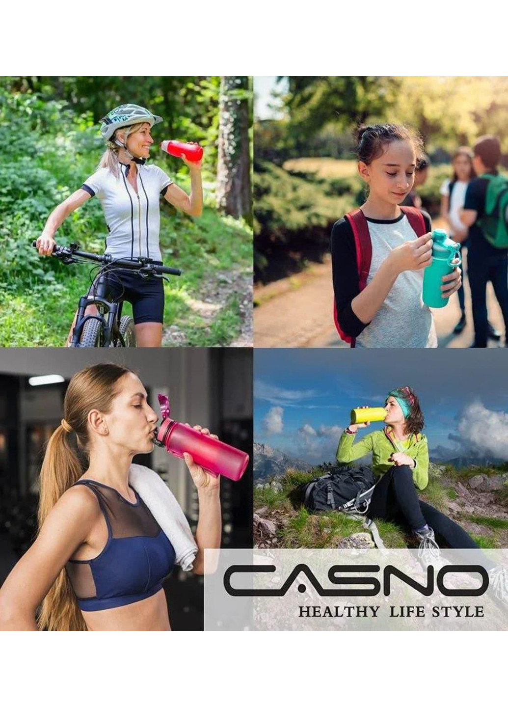 Спортивная бутылка для воды 400 Casno (242187828)
