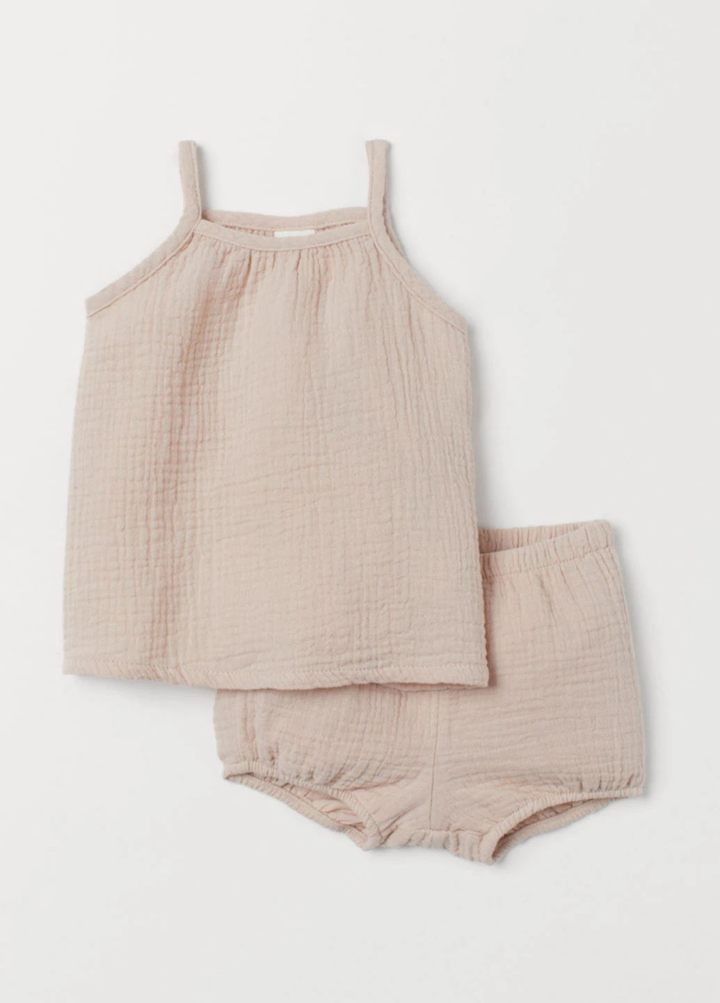 Бежевий демісезонний комплект (майка, шорти) H&M