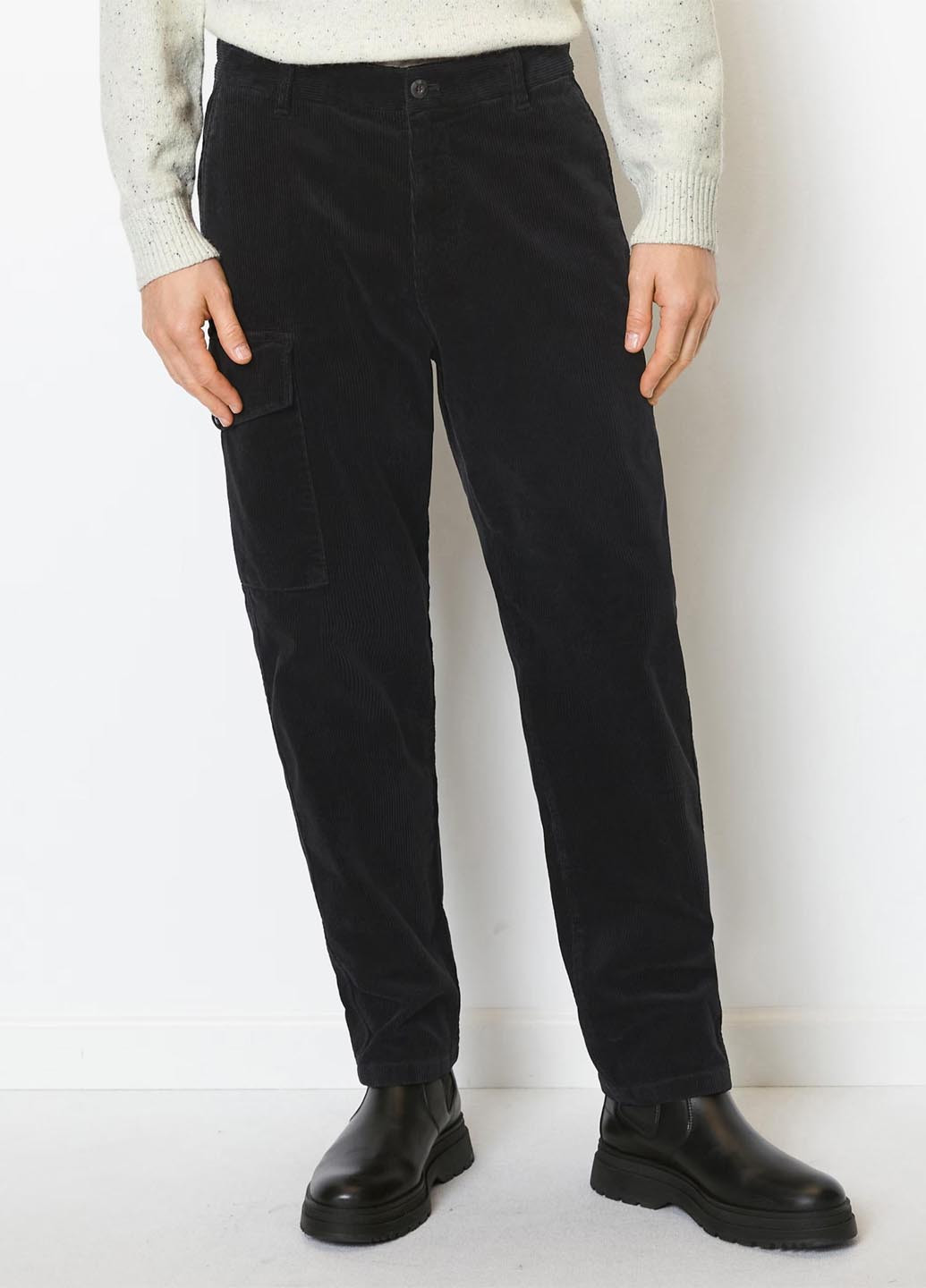 Черные кэжуал демисезонные карго брюки Marc O'Polo