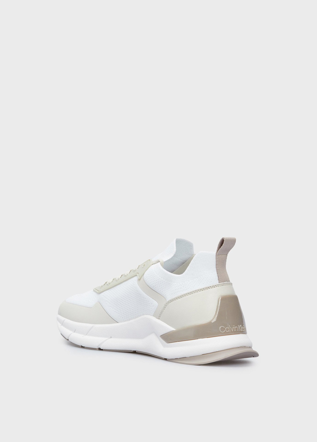 Белые всесезонные кроссовки Calvin Klein