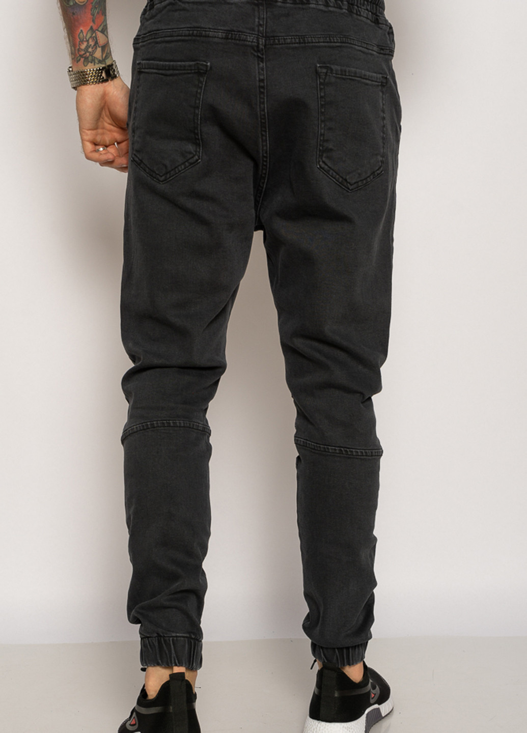Темно-серые демисезонные джоггеры джинсы Time of Style