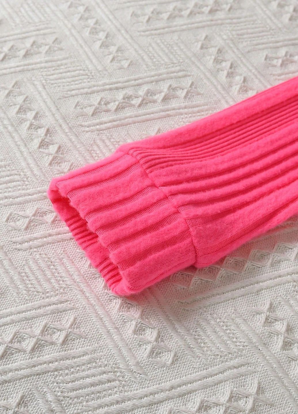 Фуксиновый демисезонный комплект (платье, свитшот) SHEIN