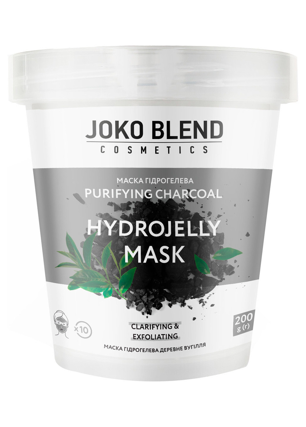 Маска гідрогелева для обличчя Purifying Charcoal Hydrojelly Mask, 200 г Joko Blend (202418283)