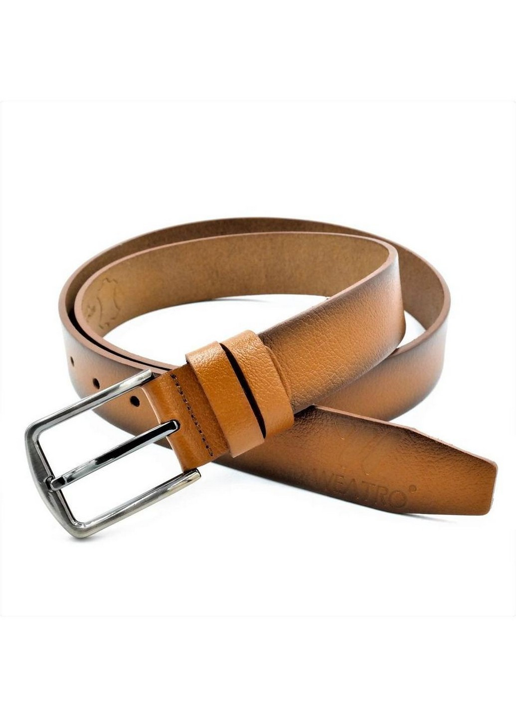 Кожаний мужской ремень 115-120х3,3 см Weatro (255405630)