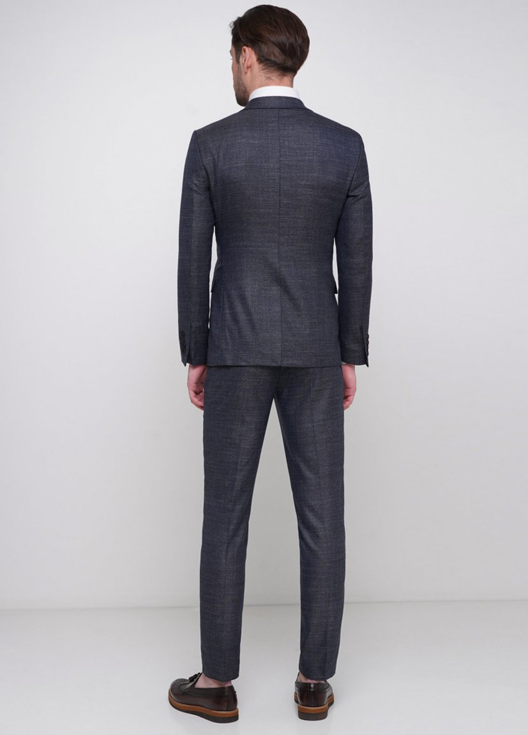 Сірий демісезонний костюм (піджак, брюки) брючний Trend Collection
