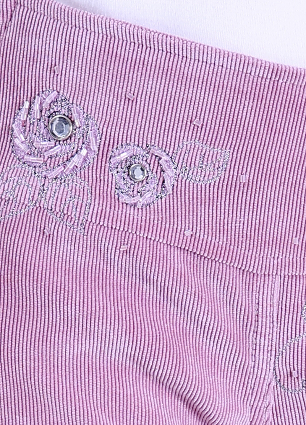 Розовые кэжуал демисезонные брюки Lisenok