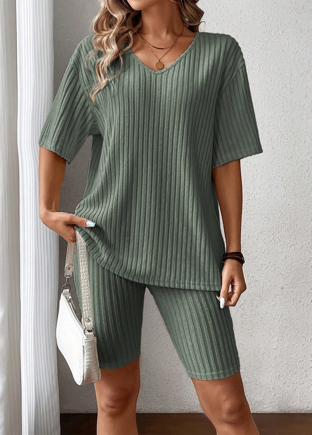 Костюм (футболка, шорти) SHEIN (341285601)