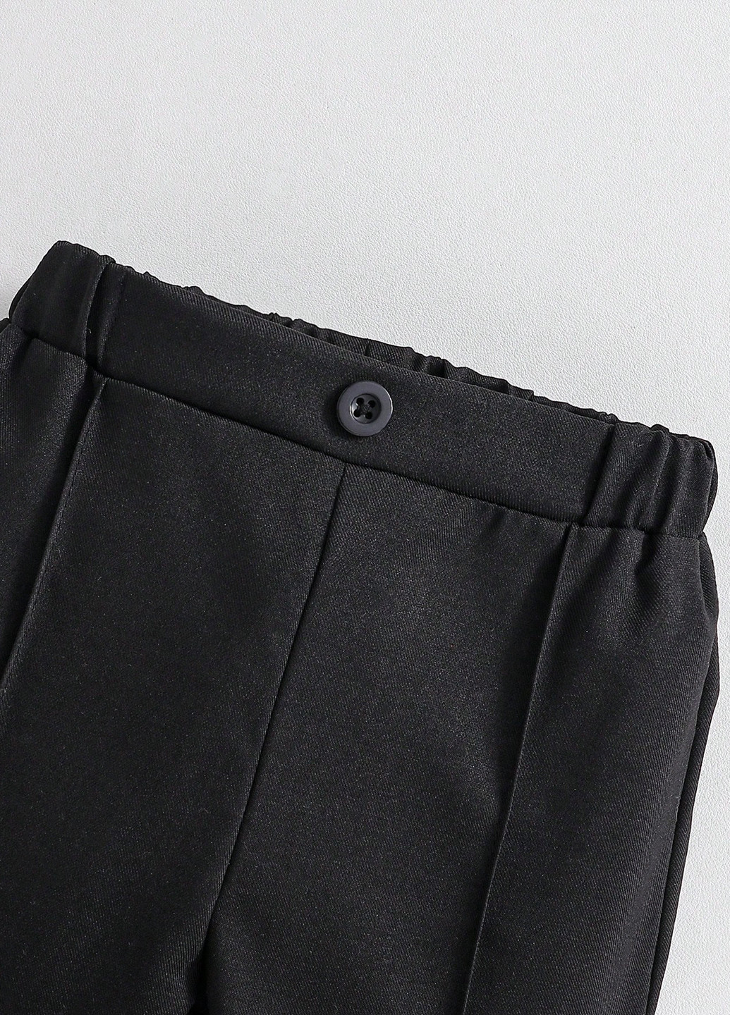 Черный демисезонный костюм (жилет, брюки) брючный SHEIN