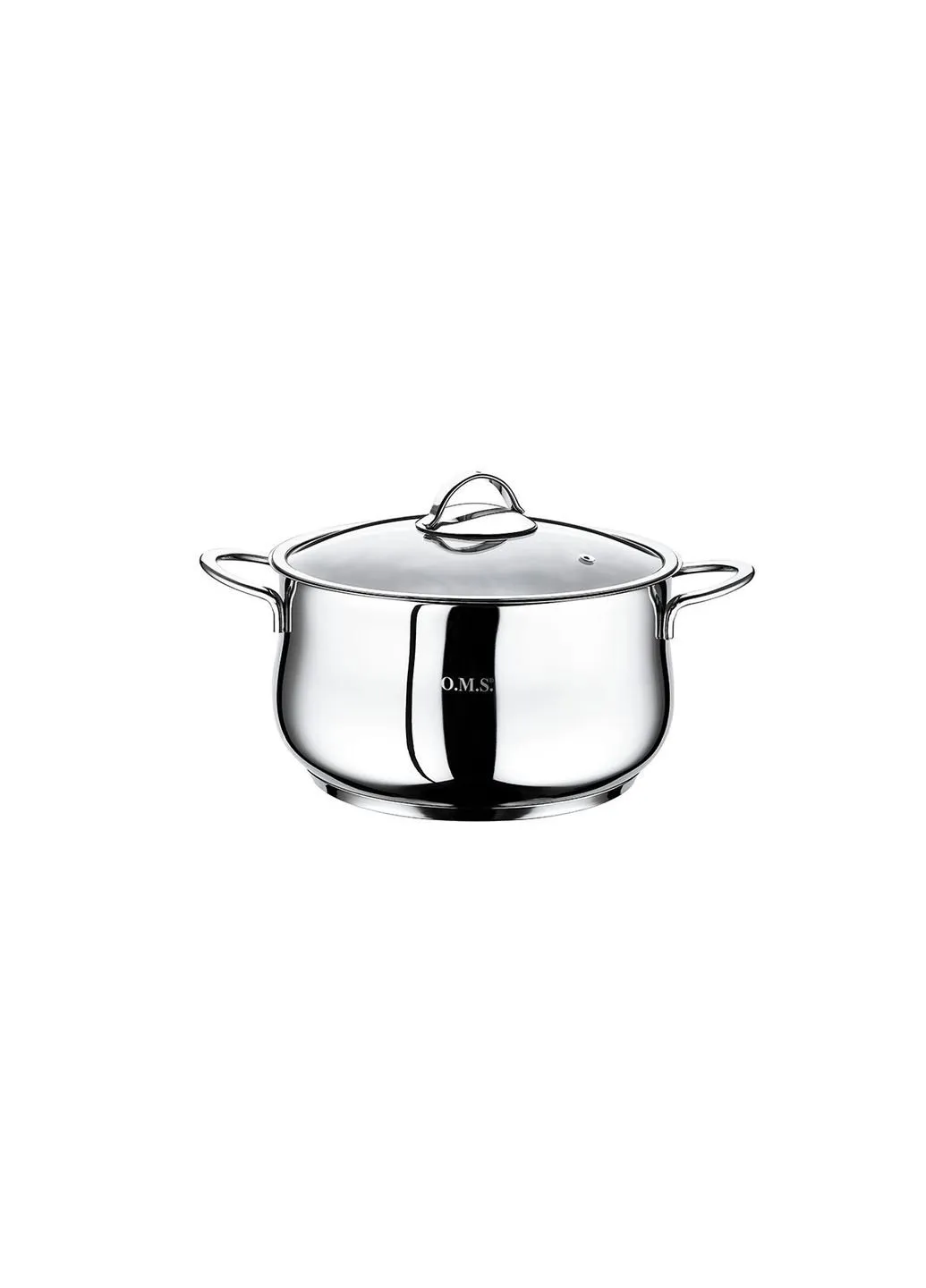 Каструля зі скляною кришкою Yummy 2038-S-22 4.3 л 22 см OMS (253630795)
