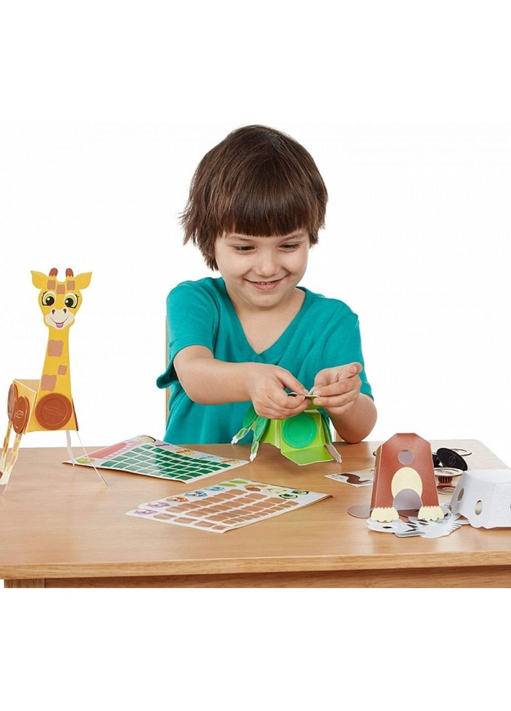 Набір для творчості Веселі тварини Сафарі (MD30190) Melissa&Doug (254068480)