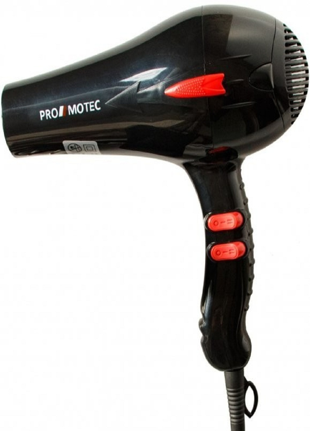 Професійний фен для сушіння та укладання волосся 3000W PM-2308 Чорний Promotec (254034499)