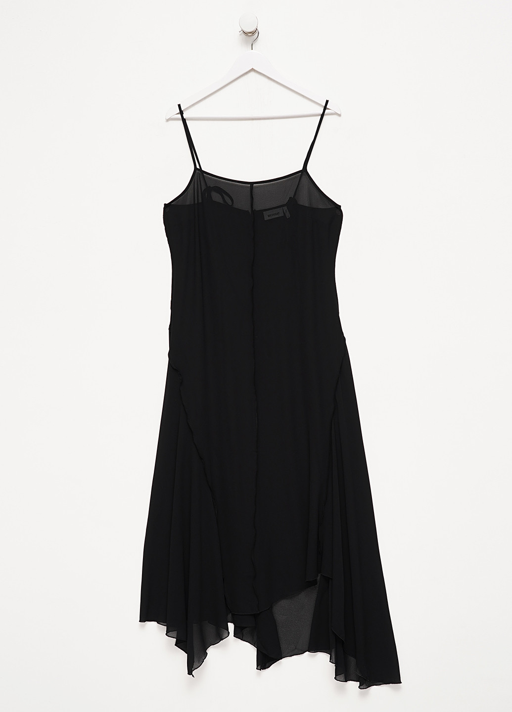 Черное кэжуал платье Weekday однотонное