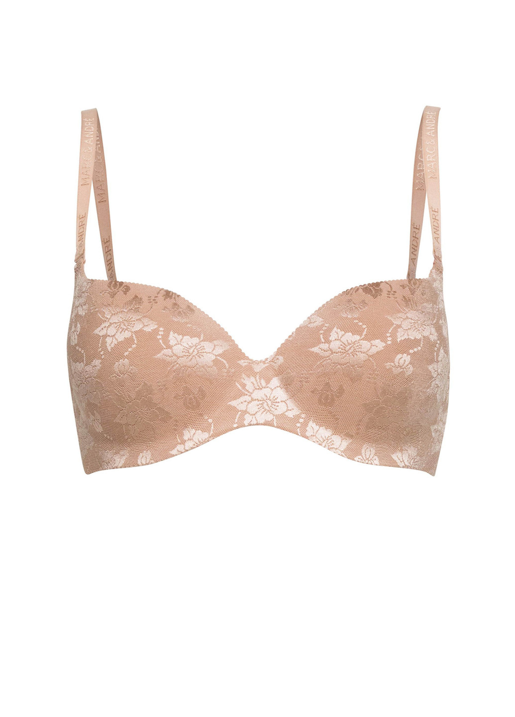 Темно-бежевый бесшовный бюстгальтер Marc & André с косточками полиамид